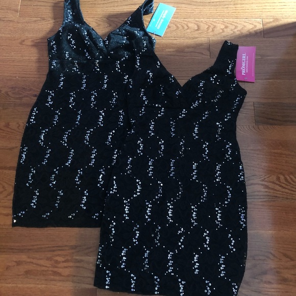 PromGirl Dresses & Skirts - Black and silver dresses PromGirl Dresses & Skirts - Black and silver dresses